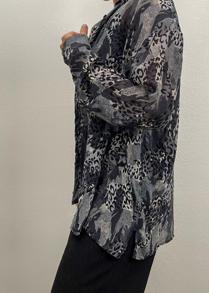 Silk Patterned Blouse