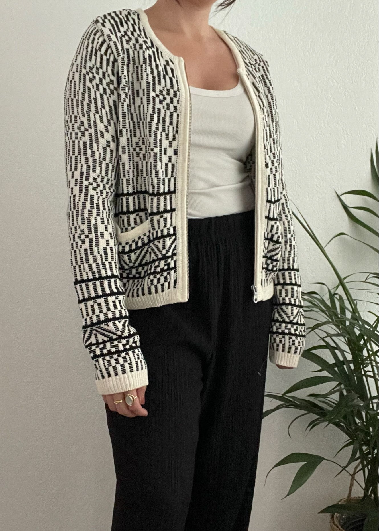 Joie Zipper Cardigan